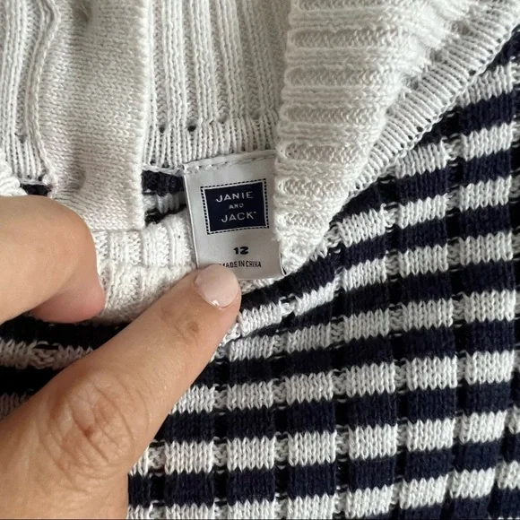 Janie and Jack Striped Sweater Dress - Picture 6 of 6